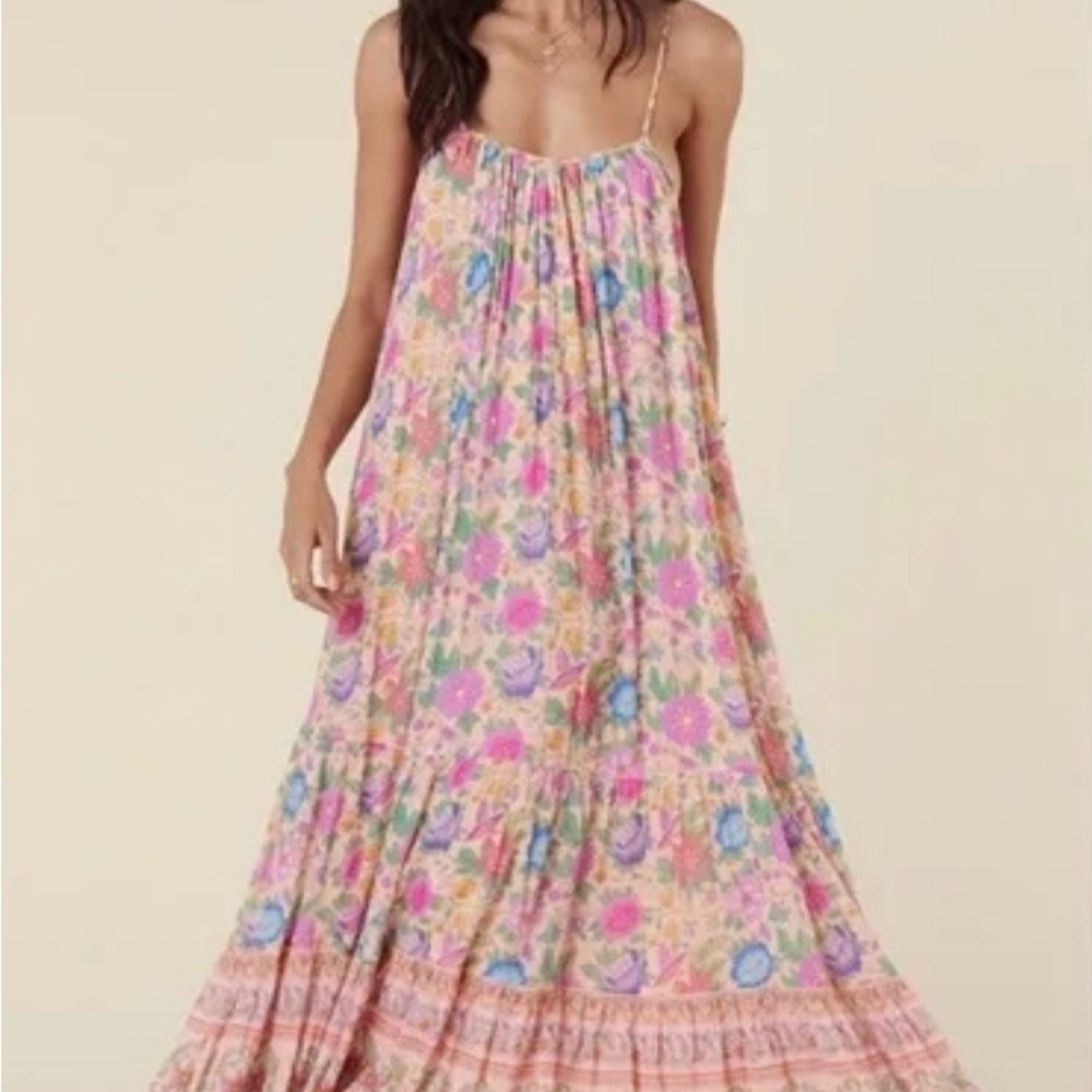 Spell Mossy Strappy Maxi Dress